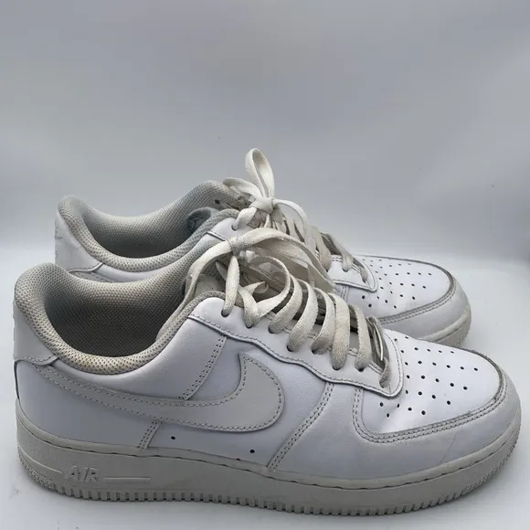 Nike Air Force One 07 Men’s White Sneakers Size 8 (315123-111)