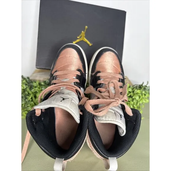 Nike Air Jordan 1 Sneaker 3Y Mid PS Light Madder Root Pink Coral Shoes Dm9078108