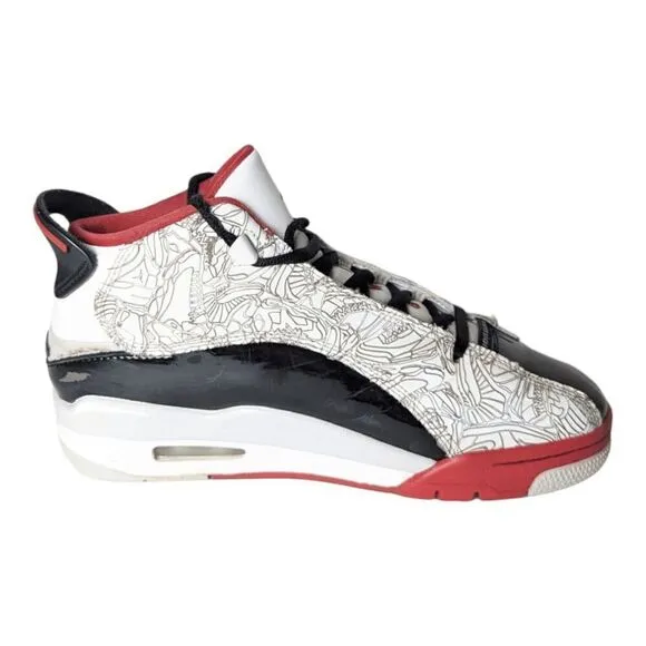 NIKE Air Jordan Dub Zero GS 'Varsity Red' Sneakers Size 6Y
