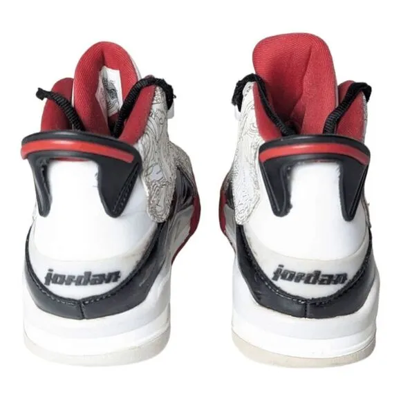 NIKE Air Jordan Dub Zero GS 'Varsity Red' Sneakers Size 6Y