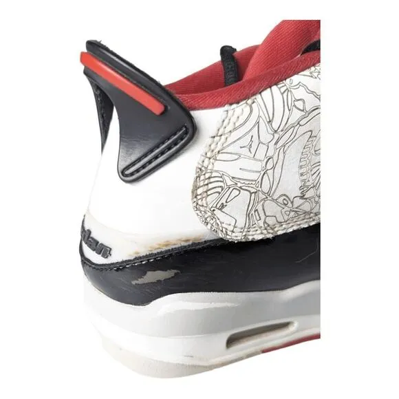 NIKE Air Jordan Dub Zero GS 'Varsity Red' Sneakers Size 6Y