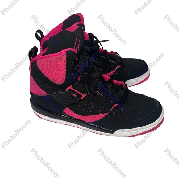 Nike Air Jordan Flight Sneakers 45 High IP Size 7 Pink