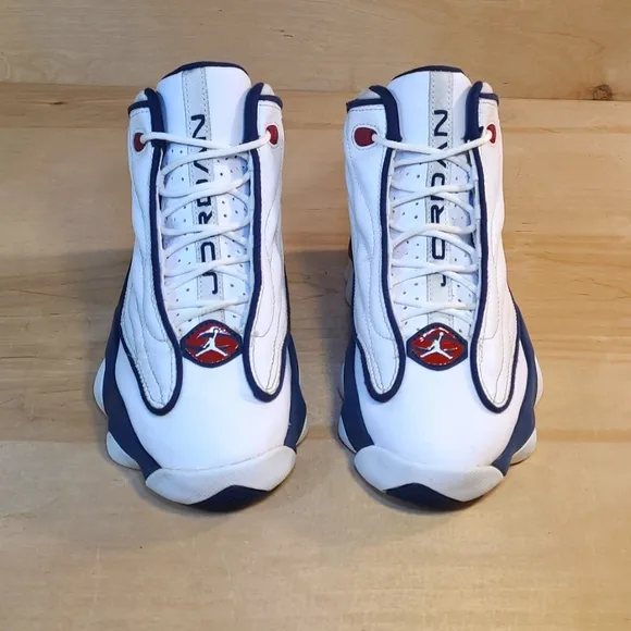 Nike Air Jordan Pro Strong White Navy Sneakers