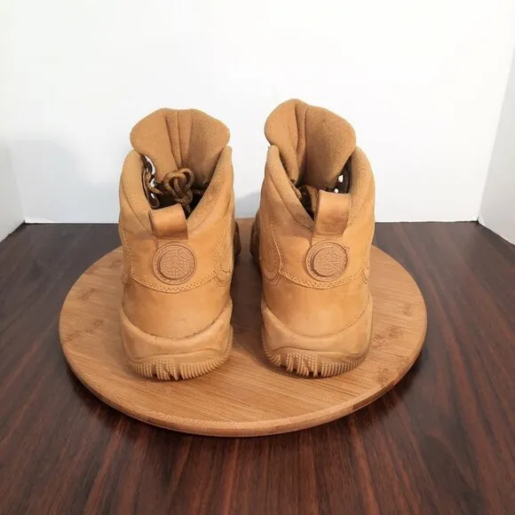 Nike Air Jordan Retro 9 NRG Boot Mens 8 Shoes Wheat Flax Baroque Brown Sneakers