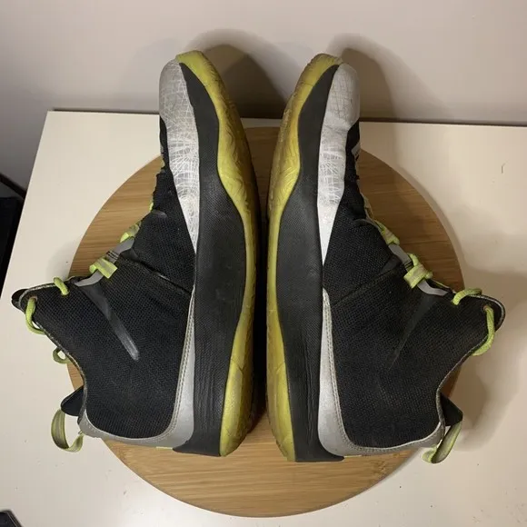 NIKE AIR JORDAN SUPER.FLY 2 Mens Size 11.5 Shoes  BLACK Gray 640315-025 Sneakers