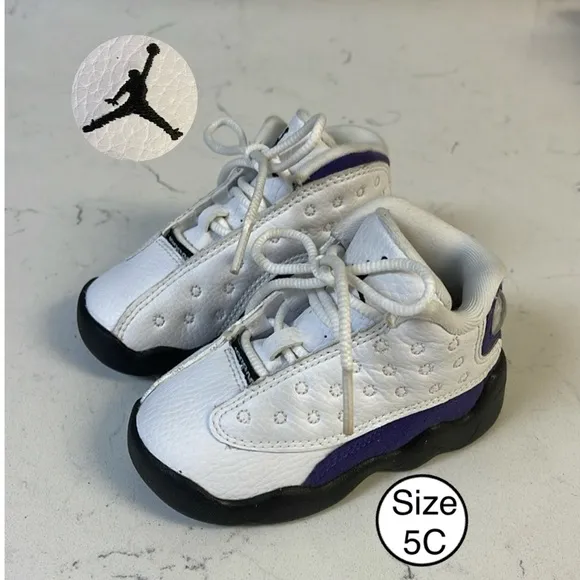 Nike Air Jordan XIII 13 Lakers 2019 Retro BT TD Toddler Shoes Size 5C 414581-105