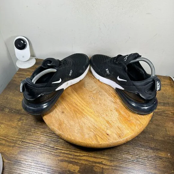 Nike Air Max 270 Black White Women's Size 9 Shoes Sneakers AH6789-001‎