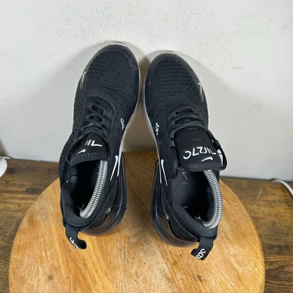 Nike Air Max 270 Black White Women's Size 9 Shoes Sneakers AH6789-001‎