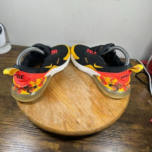 Nike Air Max‎ 270 Women's Size 6.5 Floral Orange Black Shoes Sneakers AR0499-005