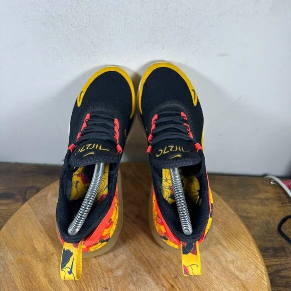 Nike Air Max‎ 270 Women's Size 6.5 Floral Orange Black Shoes Sneakers AR0499-005