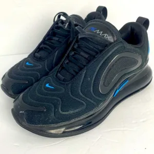 Nike Air‎ Max 720 Just Do It Black &amp; Blue  (GS) Youth size 4.5