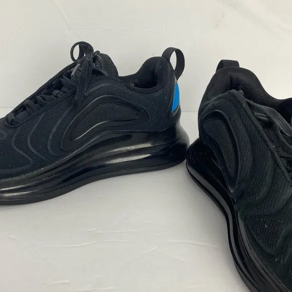 Nike Air‎ Max 720 Just Do It Black &amp; Blue  (GS) Youth size 4.5