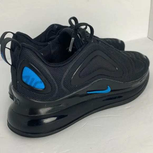 Nike Air‎ Max 720 Just Do It Black &amp; Blue  (GS) Youth size 4.5