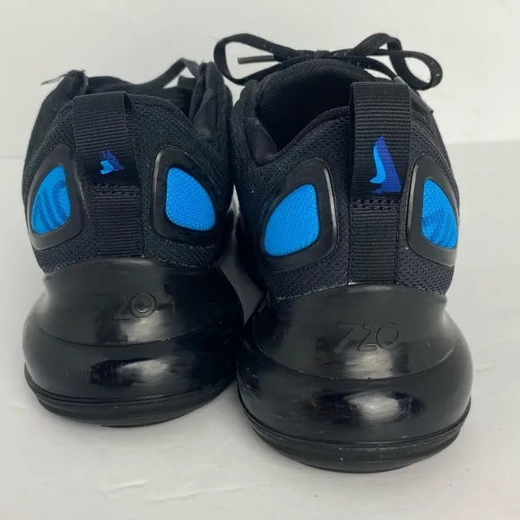 Nike Air‎ Max 720 Just Do It Black &amp; Blue  (GS) Youth size 4.5