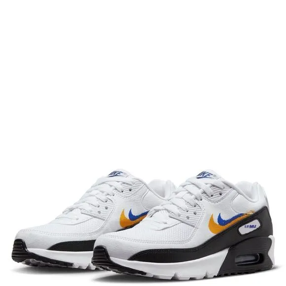 Nike Air Max 90 GS NN FJ4592-100 Sneakers Big Kids White Lifestyle Shoes FD359
