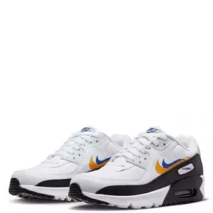 Nike Air Max 90 GS NN FJ4592-100 Sneakers Big Kids White Lifestyle Shoes FD359