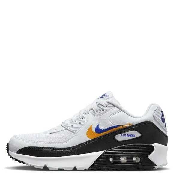 Nike Air Max 90 GS NN FJ4592-100 Sneakers Big Kids White Lifestyle Shoes FD359