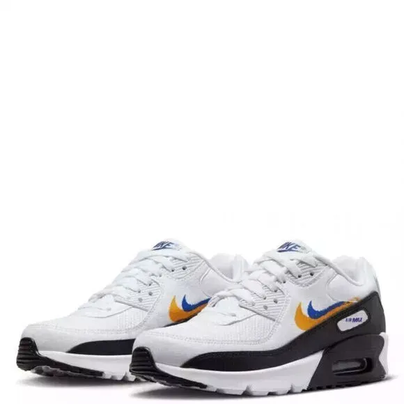 Nike Air Max 90 GS NN FJ4592-100 Sneakers Big Kids White Lifestyle Shoes FD359