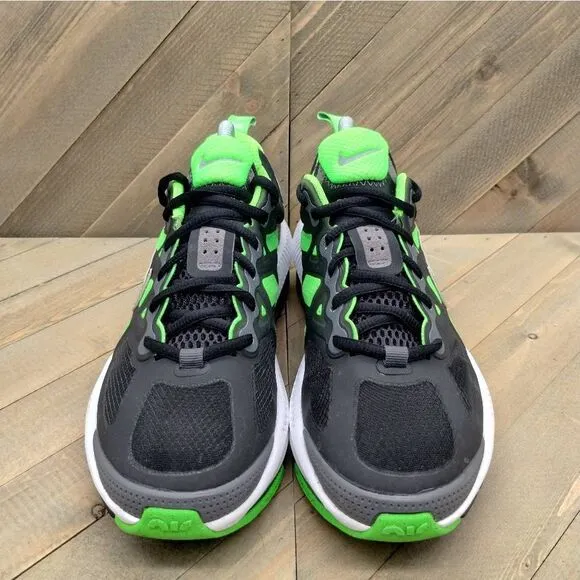 Nike Air Max Genome Athletic‎ Sneakers Womens Size 8.5 Black Green Silver Shoes
