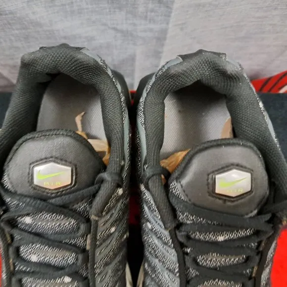 Nike Air Max Plus SE Black Chrome Sneakers DM7570-001, Mens 11.5 Running Shoes