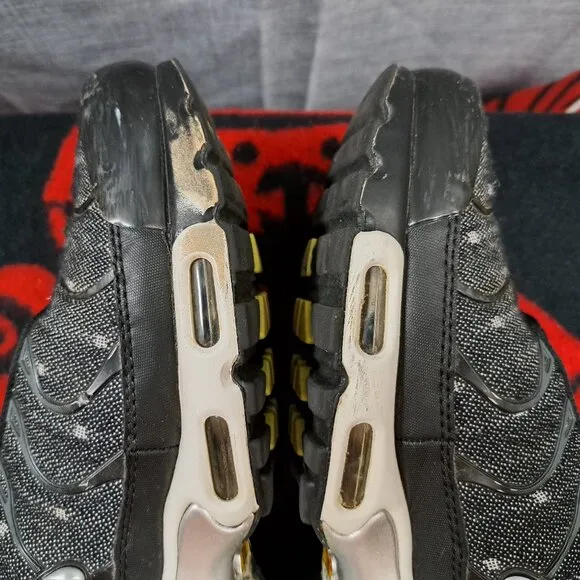 Nike Air Max Plus SE Black Chrome Sneakers DM7570-001, Mens 11.5 Running Shoes