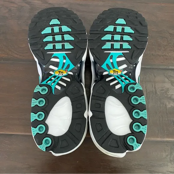 Nike AIR MAX PLUS TN Blue White &amp; Black Men's Casual Shoes Sneakers Size 11.5