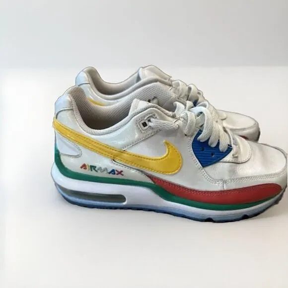 Nike Air Max Shoes Sneakers Multicolor Crayon 2007 Youth Kids Size 4, 318266-171