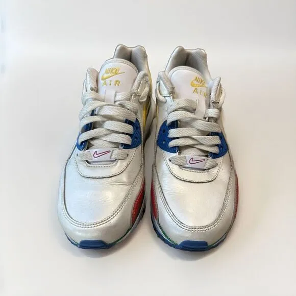 Nike Air Max Shoes Sneakers Multicolor Crayon 2007 Youth Kids Size 4, 318266-171