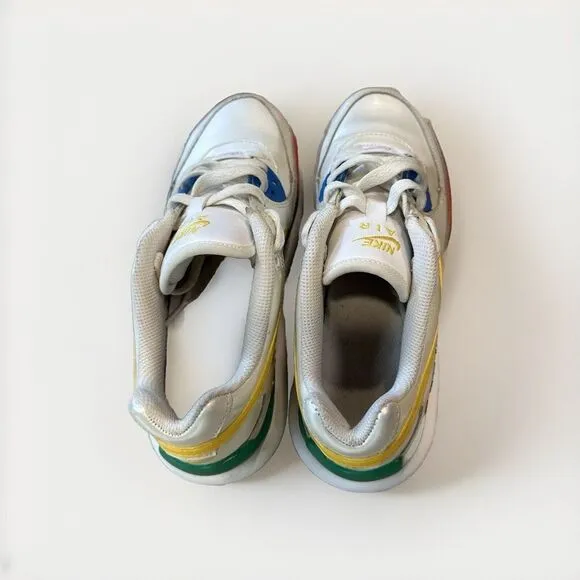 Nike Air Max Shoes Sneakers Multicolor Crayon 2007 Youth Kids Size 4, 318266-171