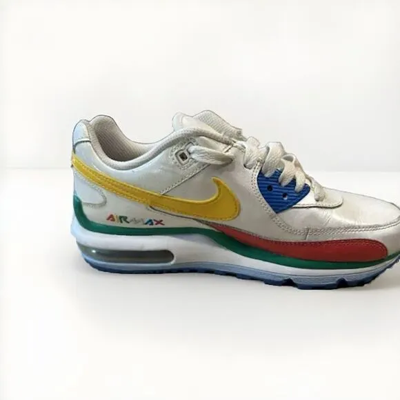 Nike Air Max Shoes Sneakers Multicolor Crayon 2007 Youth Kids Size 4, 318266-171