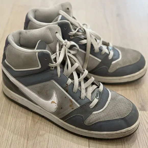 Nike air prestige shoes sneakers grey white mens size 11.5
