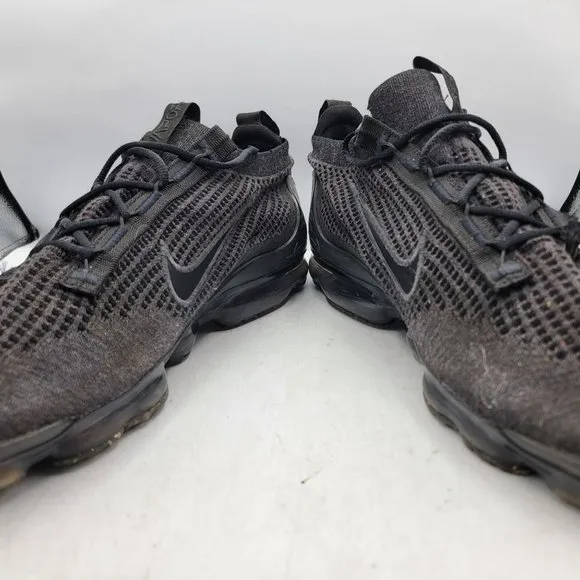 Nike Air Vapormax  Mens Size 12 Flyknit 2021 Triple Black Anthracite DH4084-001