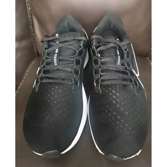 Nike Air Zoom Pegasus 38 Running Sneakers Shoes Black White Women's Size 9