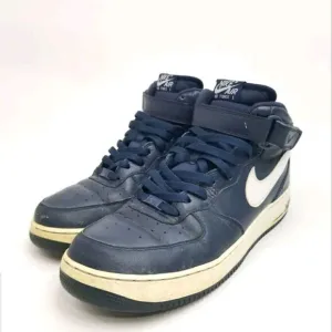Nike Air Force 1 Mid &quot;AF1&quot; Blue Basketball Sneakers. Men's Size: 13