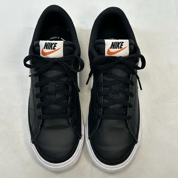 Nike Boys Court Legacy DA5380-002 Black Casual Shoes Sneakers Size 6Y