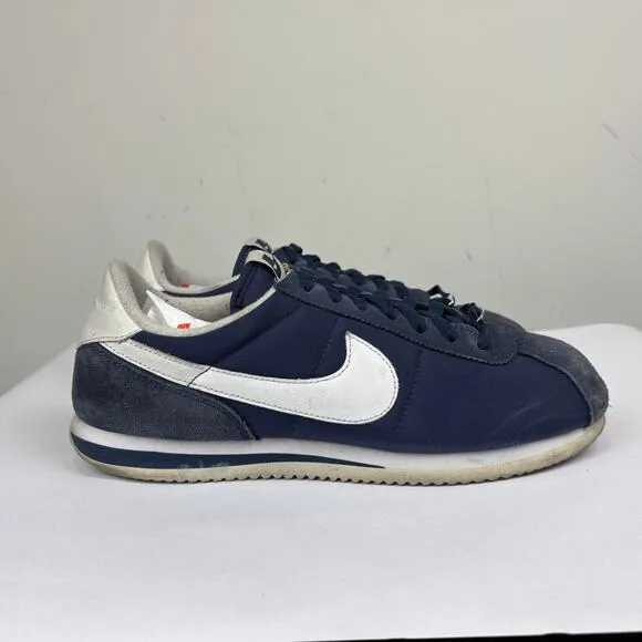 Nike Cortez Basic Nylon '06 Midnight Navy Sneakers Shoes Men's 11 Streetwear