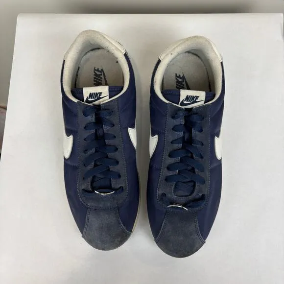 Nike Cortez Basic Nylon '06 Midnight Navy Sneakers Shoes Men's 11 Streetwear