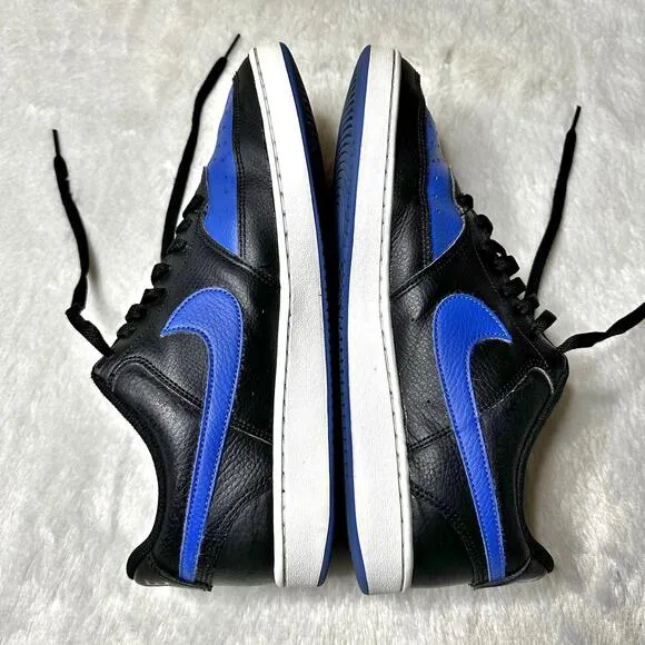 Nike Court Vision Low Men's Sneakers Black/Blue Size 10
