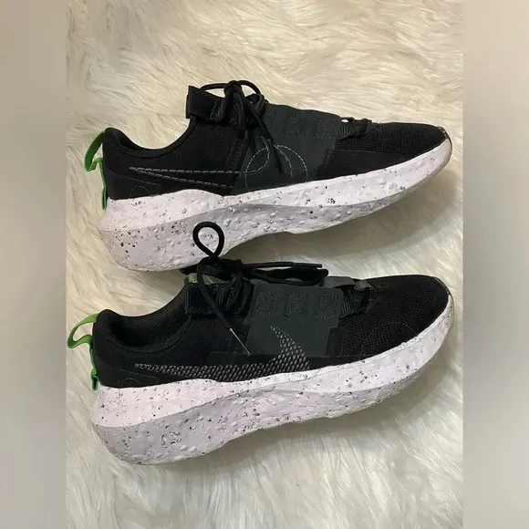 Nike Crater Impact &quot;Black Off Noir&quot; Sneakers Women's Size 8 Shoes