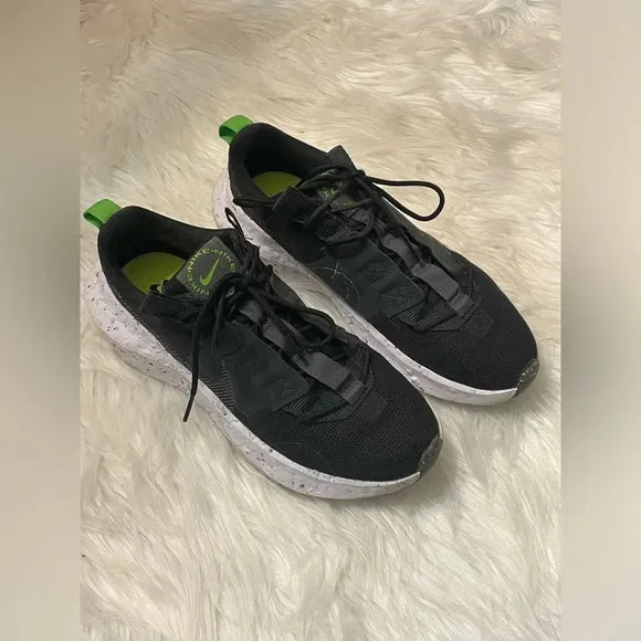 Nike Crater Impact &quot;Black Off Noir&quot; Sneakers Women's Size 8 Shoes