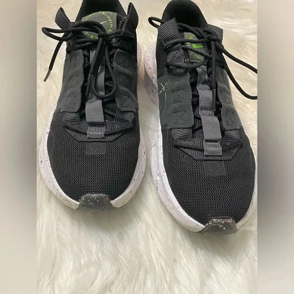 Nike Crater Impact &quot;Black Off Noir&quot; Sneakers Women's Size 8 Shoes