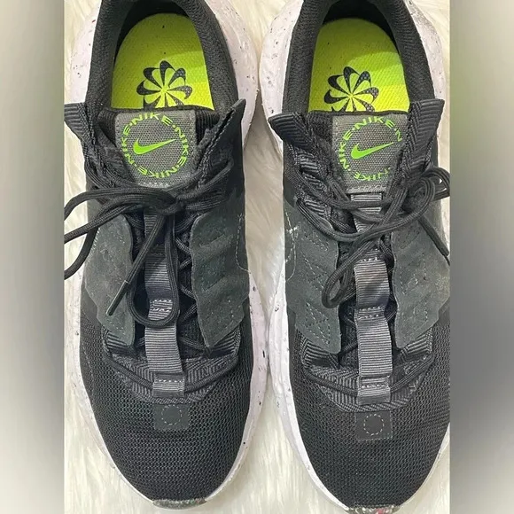 Nike Crater Impact &quot;Black Off Noir&quot; Sneakers Women's Size 8 Shoes