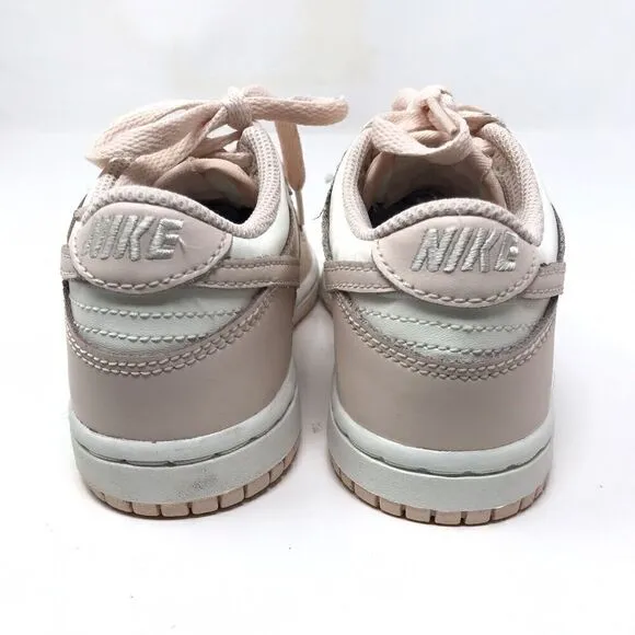 Nike Dunk Low PS Orange Pearl Pink White  Size 12C Preschool Shoes Sneakers
