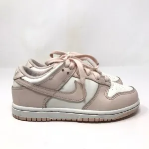 Nike Dunk Low PS Orange Pearl Pink White  Size 12C Preschool Shoes Sneakers