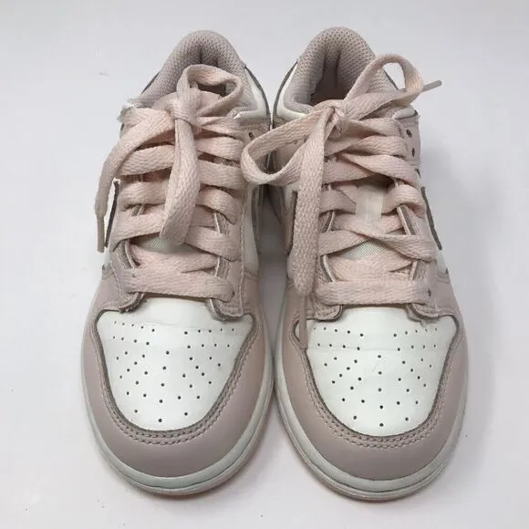 Nike Dunk Low PS Orange Pearl Pink White  Size 12C Preschool Shoes Sneakers