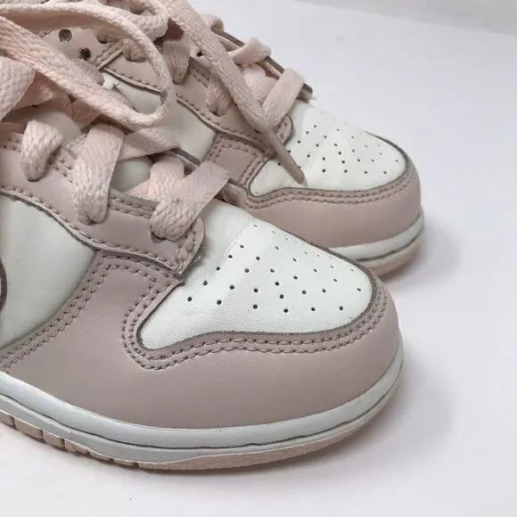Nike Dunk Low PS Orange Pearl Pink White  Size 12C Preschool Shoes Sneakers