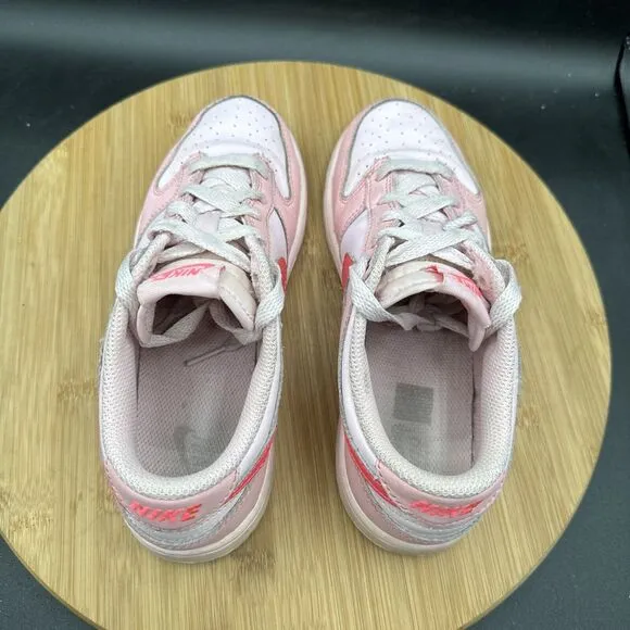 Nike Dunk Low PS Triple Pink Shoes Sneakers Kids Girls Size 3Y DH9756-600