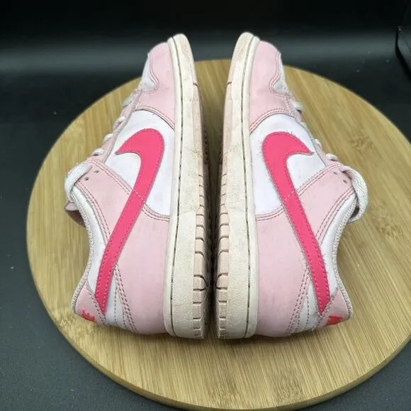 Nike Dunk Low PS Triple Pink Shoes Sneakers Kids Girls Size 3Y DH9756-600