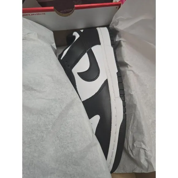 Nike Dunk Low Retro White Black Panda DD1391-100 Men's Size 14
