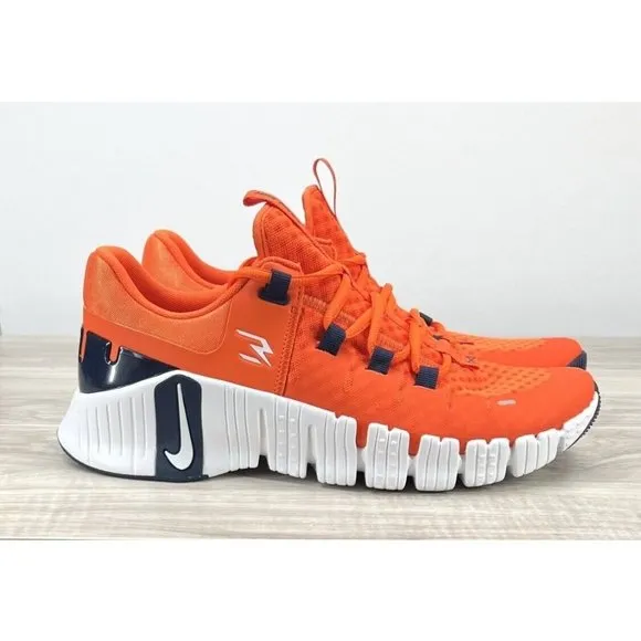 Nike Free Metcon 5 'Russell Wilson' Orange Navy Men's Shoes Size 10 FQ1412-800